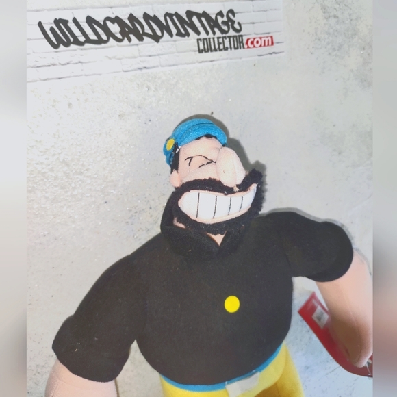 Bluto stuffed teddy from the hit cartoon Popeye 15" tall - Picture 2 of 3